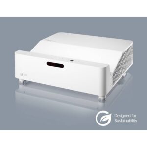 מקרן לייזר ידידותי לסביבה Optoma ZH430UST Full HD עם טכנולוגיית DuraCore וזריקה קצרה במיוחד – פתרון ידידותי לסביבה לחדרי ישיבות