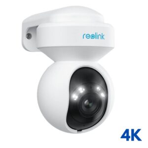 מעקב אוטומטי אחרי תנועה Reolink E1 Outdoor Pro 4K 8MP – PTZ חכם, Wi-Fi 6, זום אופטי ×3, ראיית לילה צבעונית, IP64