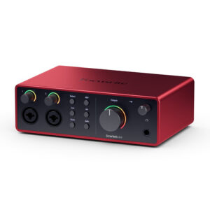 כרטיס קול USB 4×4 עם MIDI – סדרת Scarlett דור 4 (4i4)