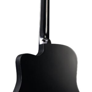 גיטרה אקוסטית מוגברת שחורה עם Cutaway ונרתיק מבית Martin – DC-10E Modern Black