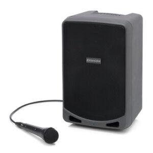 בידורית נטענת 6 אינץ׳ עם מיקרופון וכבל + Bluetooth 100W | Samson Expedition XP106