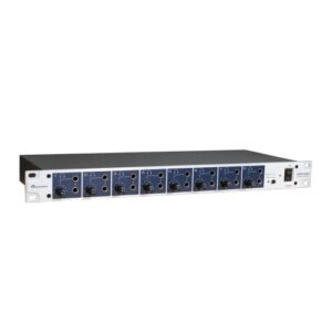 מגבר אוזניות אולפני 8 ערוצים להתקנת Rack – חזית