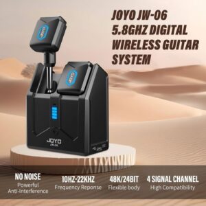 מערכת אלחוטית 5.8GHz לגיטרה עם נרתיק טעינה – JOYO