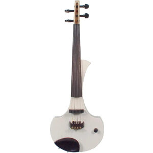 כינור חשמלי מקצועי לבן עם MIDI – Cantini Earphonic 4 מיתרים