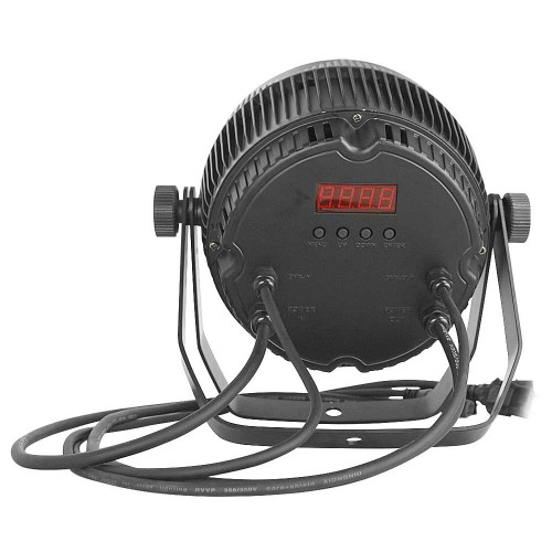 פנס PAR LED אלומיניום לבן חם/קר – Apextone 4 גב פנס Apextone L 4x50W WW/CW עם תצוגת שליטה