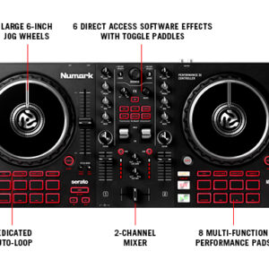 Numark Mixtrack Pro FX – קונטרולר DJ 2 ערוצים ל-Serato