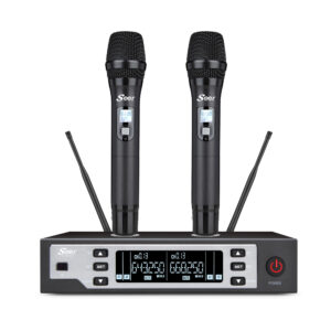 זוג מיקרופונים אלחוטיים Seer IU-2068 UHF