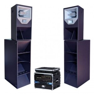 סט רמקולים פסיביים עם מגברים – ProAudio F218MK2 + R2
