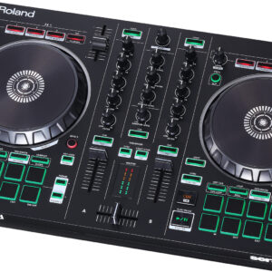 Roland DJ-202 קונטרולר DJ במבט אלכסוני ימני