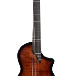 גיטרה קלאסית מוגברת Martinez Hispania בגימור Cognac