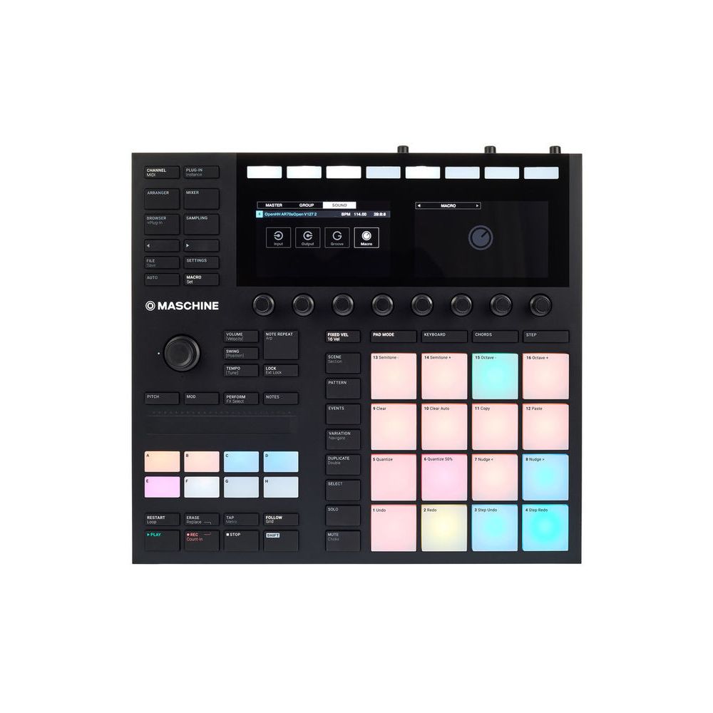 Native Instruments Maschine MK3 – קונטרולר הפקה עם כרטיס קול מובנה 5 12642071 800.jpg