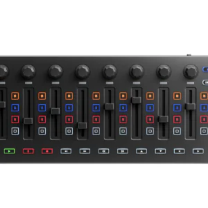 בקר MIDI אלחוטי STARRYCRTL עם 8 פיידרים ותאורת LED מבית DONNER EC7622