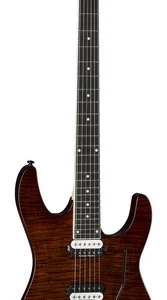 גיטרה חשמלית 24 Select Flame בגימור Tiger Eye עם