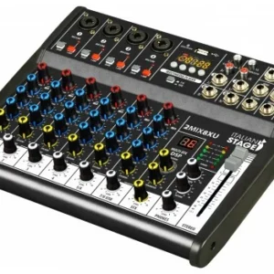 מיקסר 8 ערוצים כולל USB ו Bluetooth