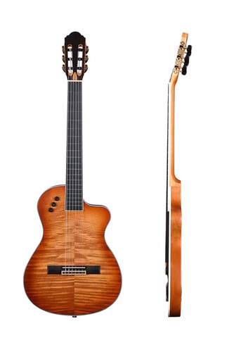 גיטרה קלאסית מוגברת WINZZ WCG170CE Sunburst 2 גיטרה קלאסית מוגברת WINZZ WCG170CE Sunburst