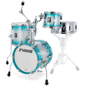 מערכת תופים 4 חלקים 14″ AQ2 Martini בצבע טורקיז מיוחד מבית Sonor