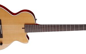 גיטרה קלאסית מוגברת CORT Sunset Nylectric II NAT — כולל נרתיק