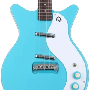 גיטרה חשמלית Danelectro 59M NOS בגימור Baby Come Back Blue