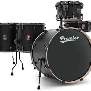 מערכת תופים 5 חלקים(12,14) 22 Premier | Heavy R| Matte Blac