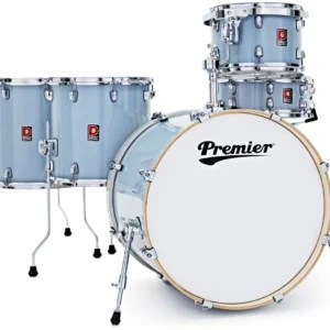 מערכת תופים Premier Artist 5 חלקים (12,14) 22 בגימור Silver