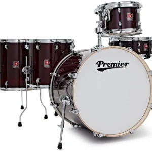 מערכת תופים Premier Artist 5 חלקים (12,14) 22 בגימור Cherry Red