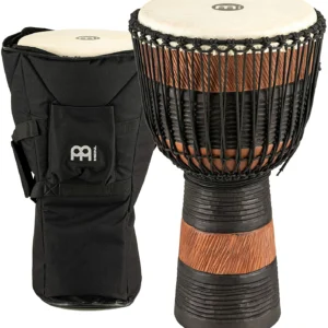 דג׳מבה אפריקאי 13״ Black/Brown עם תיק