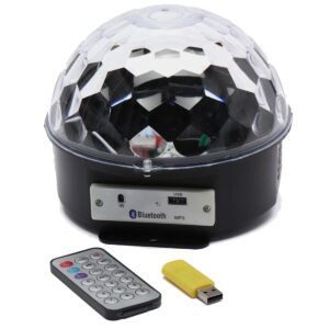 גוף תאורה (PAR) Art Light SOUND-BALL-USB-3 – כיפת אורות משולב רמקול LED Ball