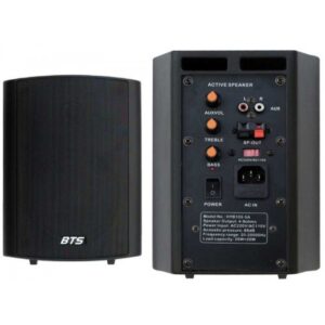 רמקול אקטיבי BTS PA40BLC – זוג רמקולים מוגברים 5.25