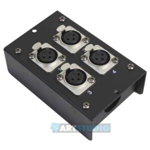 מחבר/קונקטור Roxtone 4-XLR – קופסת התקנות 4-XLR