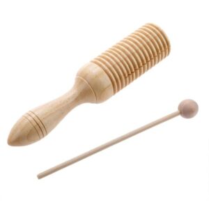 כלי הקשה Jinbao – גביע עץ עם מקל