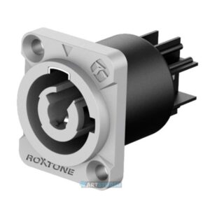 מחבר/קונקטור Roxtone RAC3MPO – שקע SPEAKON לבן