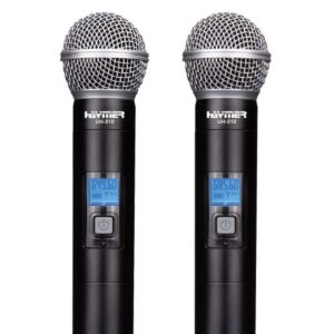 מיקרופון Haymer Pro HAYMER UH-510 – זוג מיקרופונים אלחוטיים