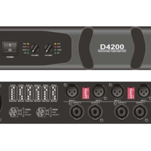 מגבר הספק Seer AMP D4200 – 4 *200 Watt RMS@8Ω