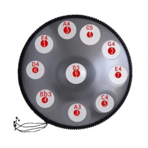 כלי הקשה Jinbao HANDPAN 10-Tones – פאנטם יד 60 ס״מ, מקצועי