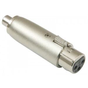 מחבר/קונקטור Roxtone RA010 – מתאם XLR f – RCA f
