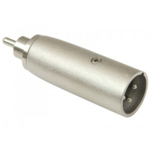 מחבר/קונקטור Roxtone RA0112 – מתאם XLR m – RCA m