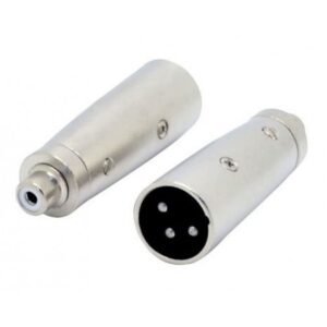 מחבר/קונקטור Roxtone RA012-23 – מתאם XLR m – RCA f