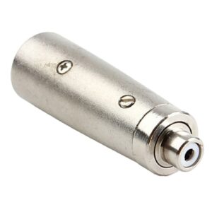 מחבר/קונקטור Roxtone RA012-23 – מתאם XLR m – RCA f