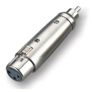 מחבר/קונקטור Roxtone RA014 – מתאם XLR f- RCA m
