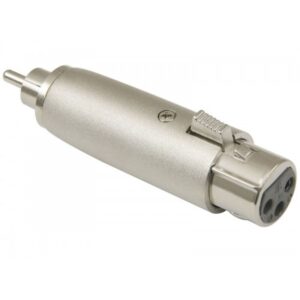מחבר/קונקטור Roxtone RA014 – מתאם XLR f- RCA m