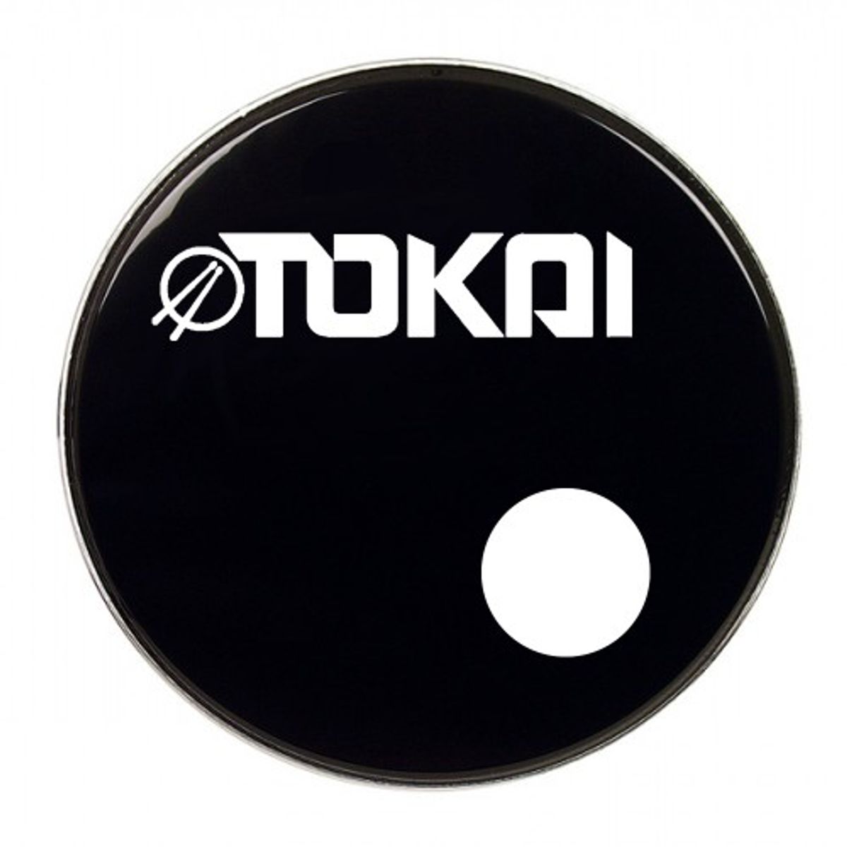 אביזר לתופים Tokai – עור בס 20 שחור 1 אביזר לתופים Tokai — עור בס 20 שחור