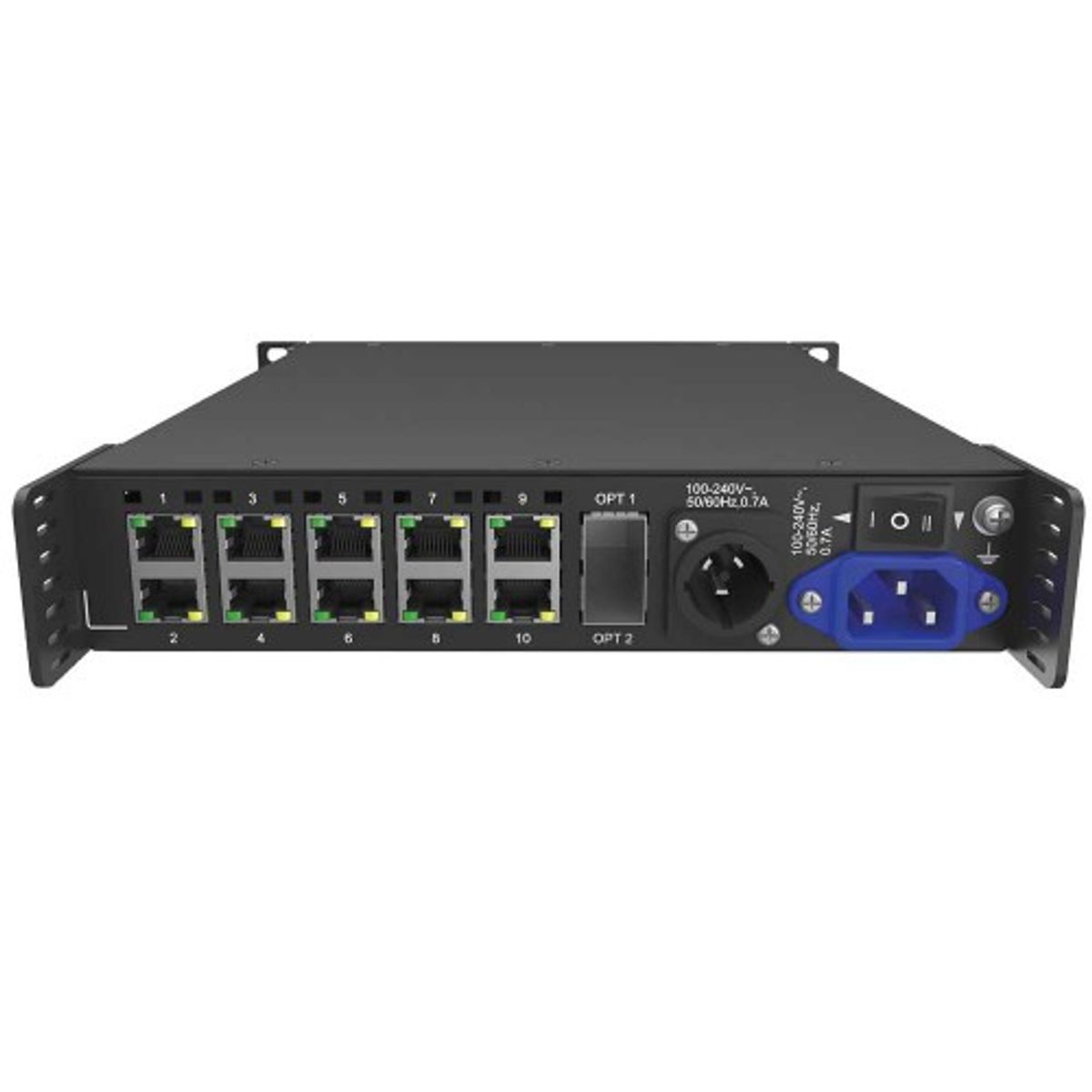 מעבד וידאו ובקר תצוגה NovaStar CVT10 – 10 x NET Fiber Converter 3 NOVASTAR CVT10 – מבט 1