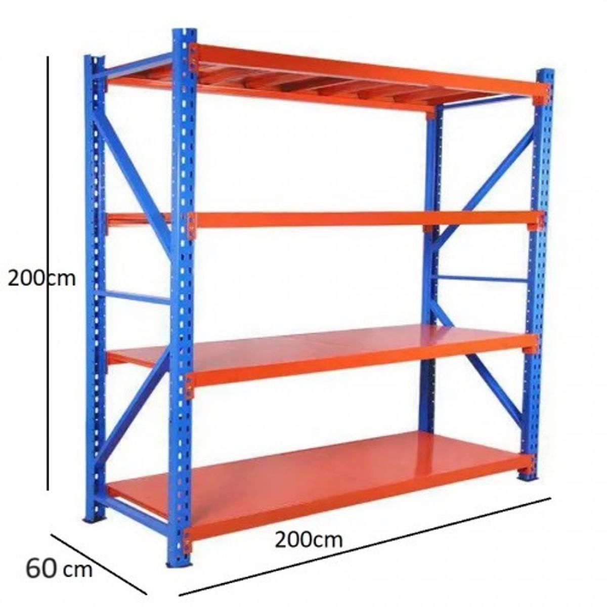 מדף Apextone WHR-20020060 x3 – מדפים 581-200-60 5 מדפי מחסן 581-200-60 – מידות