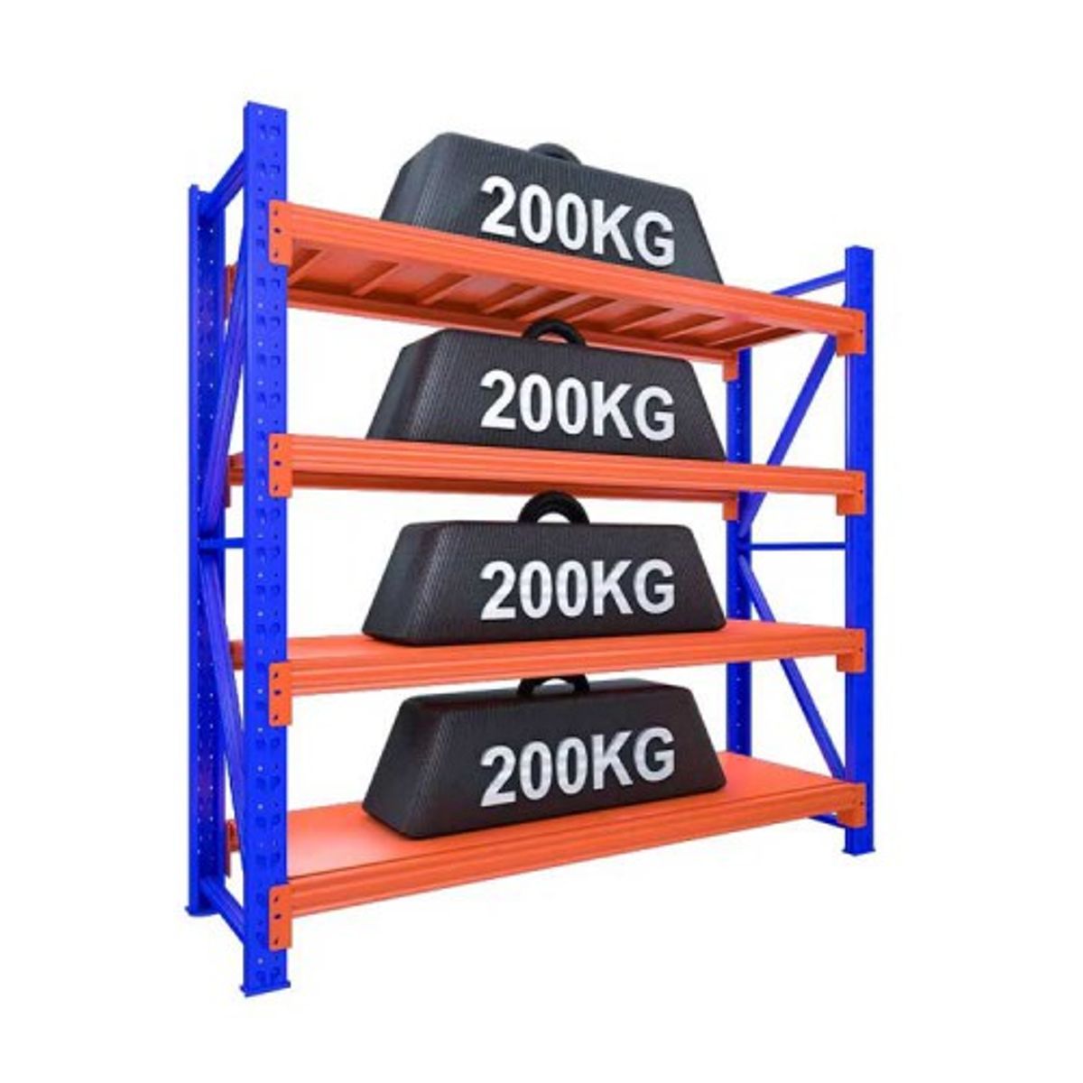 מדף Apextone WR-20015060 MAIN – מדפים 200-150-60 6 מדפי מחסן 200-150-60 – נשיאה 200 ק"ג
