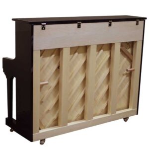 פסנתר Krause Berlin KRAUSE KT112-EP – פסנתר 112 ס״מ, שחור