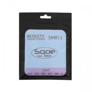 מיתרים SQOE SA-401-L – סט מיתרים לאקוסטית 0.12