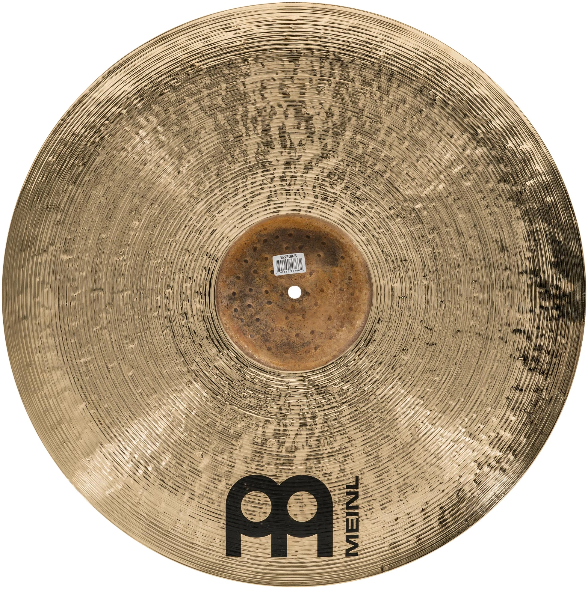 מצילה 22" רייד Meinl | B22POR-B 2 מצילה 22" רייד Meinl | B22POR-B - תמונה 2