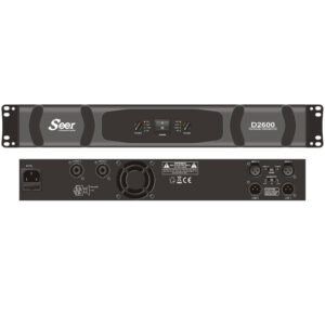 מגבר הספק Seer AMP D2600 – 2 *600 Watt RMS@8Ω