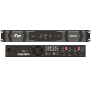 מגבר הספק Seer AMP D4200 – 4 *200 Watt RMS@8Ω