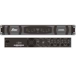 מגבר הספק Seer AMP D4400 – 4 *400 Watt RMS@8Ω